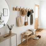 Entrée organisée avec patères design