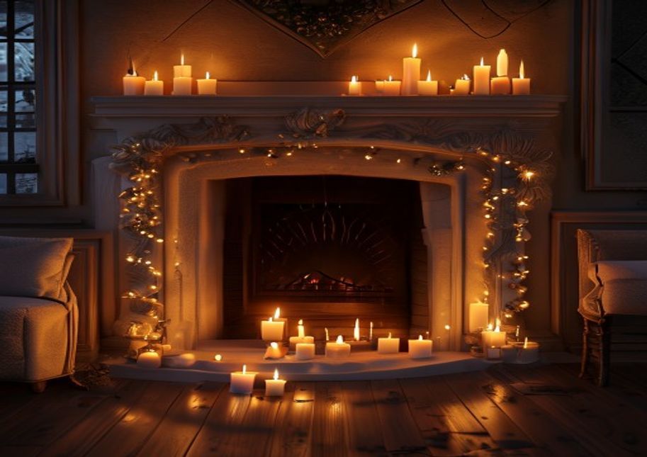 fausse cheminée décorative