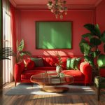 couleur complémentaire rouge